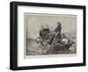 A Good Catch-George Haquette-Framed Giclee Print