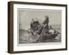 A Good Catch-George Haquette-Framed Giclee Print