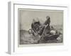 A Good Catch-George Haquette-Framed Giclee Print