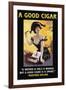 A Good Cigar-null-Framed Art Print