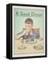 A Good Dinner Poster-null-Framed Stretched Canvas
