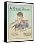 A Good Dinner Poster-null-Framed Stretched Canvas