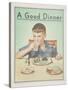 A Good Dinner Poster-null-Stretched Canvas