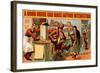 A Good Drink Can Make Anyone Interesting-null-Framed Art Print