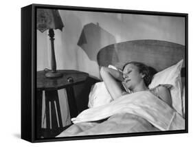 A Good Night's Sleep-null-Framed Stretched Canvas