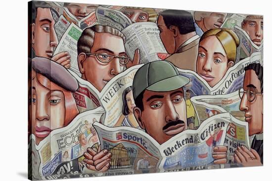 A Good Read, 2007-PJ Crook-Stretched Canvas