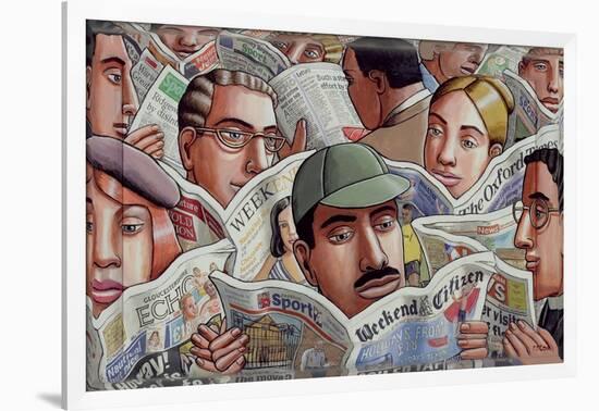 A Good Read, 2007-PJ Crook-Framed Giclee Print