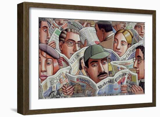 A Good Read, 2007-PJ Crook-Framed Giclee Print