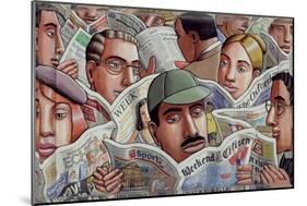 A Good Read, 2007-PJ Crook-Mounted Giclee Print