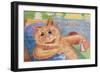 A Good Read-Louis Wain-Framed Giclee Print