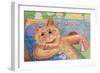 A Good Read-Louis Wain-Framed Giclee Print