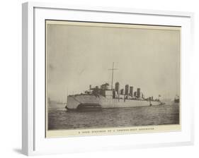 A Good Specimen of a Torpedo-Boat Destroyer-null-Framed Photographic Print