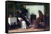 A Good Story, 1881-Walter Dendy Sadler-Framed Stretched Canvas