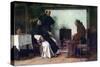 A Good Story, 1881-Walter Dendy Sadler-Stretched Canvas
