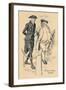 'A Good Story Wasted', c1900-Charles Edmund Brock-Framed Giclee Print