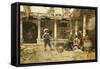 A Good Story-Jose Benlliure Y Gil-Framed Stretched Canvas