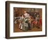 A Good Story-Albert Joseph Franke-Framed Giclee Print