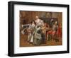 A Good Story-Albert Joseph Franke-Framed Giclee Print