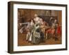 A Good Story-Albert Joseph Franke-Framed Giclee Print