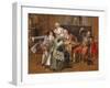 A Good Story-Albert Joseph Franke-Framed Giclee Print
