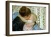 A Goodnight Hug-Mary Cassatt-Framed Giclee Print