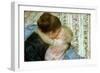 A Goodnight Hug-Mary Cassatt-Framed Giclee Print