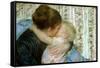 A Goodnight Hug-Mary Cassatt-Framed Stretched Canvas