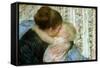 A Goodnight Hug-Mary Cassatt-Framed Stretched Canvas