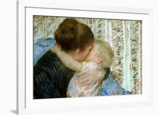 A Goodnight Hug-Mary Cassatt-Framed Giclee Print