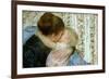 A Goodnight Hug-Mary Cassatt-Framed Giclee Print