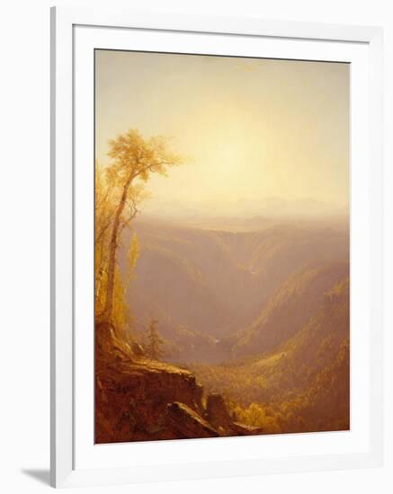 A Gorge in the Mountains (Kauterskill Clove), 1862-Sanford Robinson Gifford-Framed Giclee Print