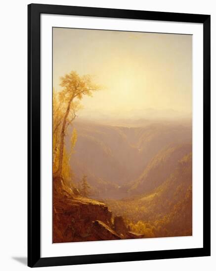 A Gorge in the Mountains (Kauterskill Clove), 1862-Sanford Robinson Gifford-Framed Giclee Print