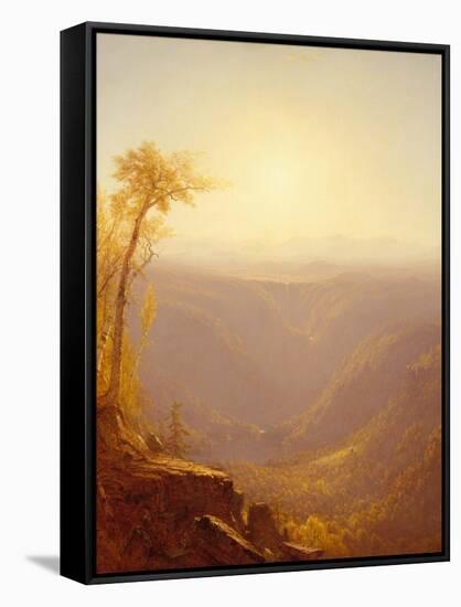A Gorge in the Mountains (Kauterskill Clove), 1862-Sanford Robinson Gifford-Framed Stretched Canvas