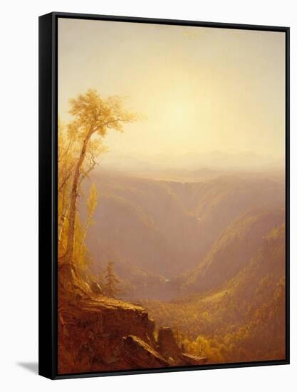 A Gorge in the Mountains (Kauterskill Clove), 1862-Sanford Robinson Gifford-Framed Stretched Canvas