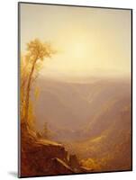 A Gorge in the Mountains (Kauterskill Clove), 1862-Sanford Robinson Gifford-Mounted Giclee Print