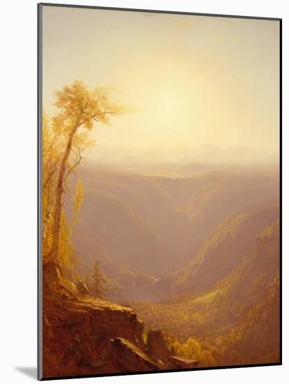 A Gorge in the Mountains (Kauterskill Clove), 1862-Sanford Robinson Gifford-Mounted Giclee Print
