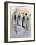 A Gothic Stairway in Chester Cathedral-John Ruskin-Framed Giclee Print