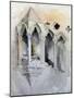 A Gothic Stairway in Chester Cathedral-John Ruskin-Mounted Giclee Print