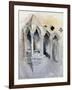 A Gothic Stairway in Chester Cathedral-John Ruskin-Framed Giclee Print