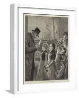 A Government Inspector Visiting a Factory-Alfred Edward Emslie-Framed Giclee Print