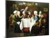 A Grandmother's Tea Party, 1915-Louis Charles Moeller-Mounted Giclee Print