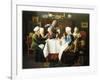 A Grandmother's Tea Party, 1915-Louis Charles Moeller-Framed Giclee Print