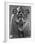 A Granite Sphinx of King Amenemhat III, C1820 BC-null-Framed Giclee Print