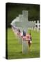 A Grave Site at Aisne-Marne American Cemetery and Memorial in Belleau, France-null-Stretched Canvas