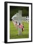 A Grave Site at Aisne-Marne American Cemetery and Memorial in Belleau, France-null-Framed Photographic Print