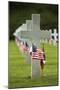 A Grave Site at Aisne-Marne American Cemetery and Memorial in Belleau, France-null-Mounted Photographic Print