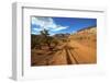 A Gravel Road Skirts the Capitol Reef in Capitol Reef National Park, Utah-Richard Wright-Framed Photographic Print
