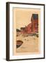 A Gray Day (Houses on a Beach), C.1895-Arthur Wesley Dow-Framed Giclee Print