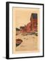 A Gray Day (Houses on a Beach), C.1895-Arthur Wesley Dow-Framed Giclee Print