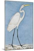 A Great Egret, Lucknow, C.1790-null-Mounted Giclee Print